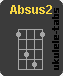 Acorde de ukulele : Absus2