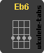 Ukulelengriffe : Eb6