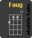 Ukulele chord : Faug