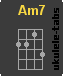 Ukulelengriffe : Am7