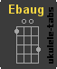 Ukulelengriffe : Ebaug