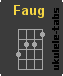 Ukulele chord : Faug