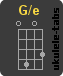 G/E Accord de ukulélé