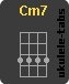 Ukulelengriffe : Cm7