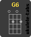 Ukulele chord : G6