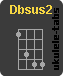 Ukulelengriffe : Dbsus2